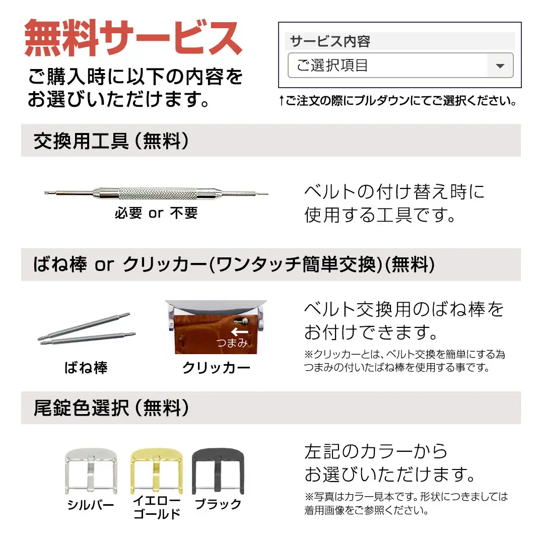 項目選択一覧