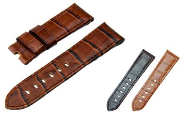 パネライ（PANERAI） 用 ベルト バンド カーフ 牛革 MORELLATO モレラート TIPO PNR44 ティポピーエヌアール u0013480 24mm 時計 バンド 時計バンド 替えベルト 替えバンド ベルト 交換 簡単ベルト交換用工具付