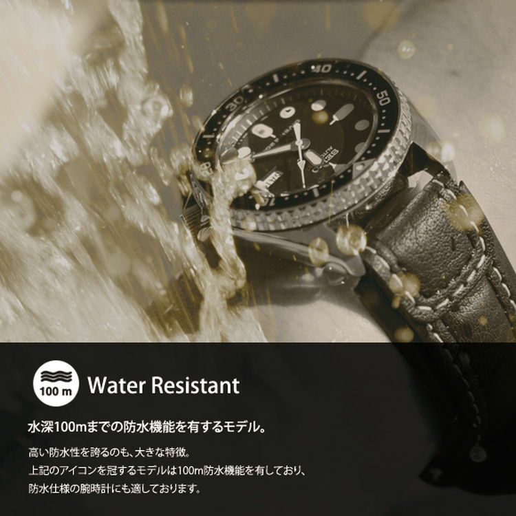 カーフ 牛革 水深100m防水 U1305 18mm 20mm 時計 ベルト 時計ベルト