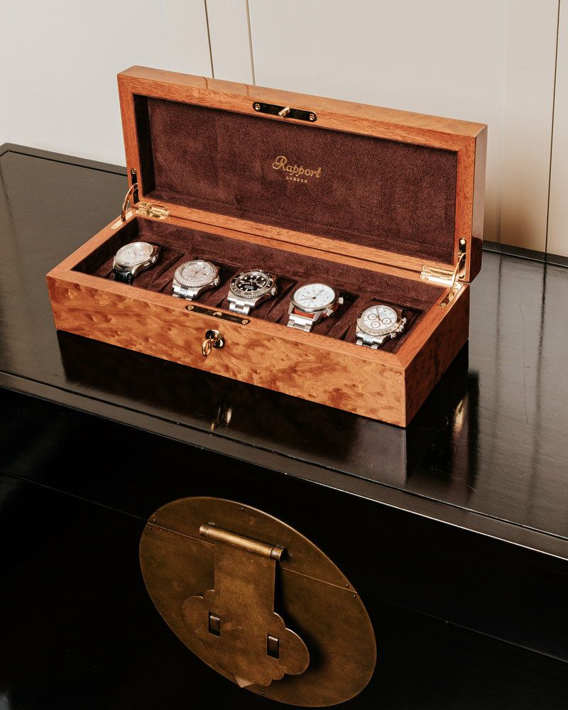 ラポート ロンドン(Rapport LONDON) Heritage Burr Walnut Five Watch