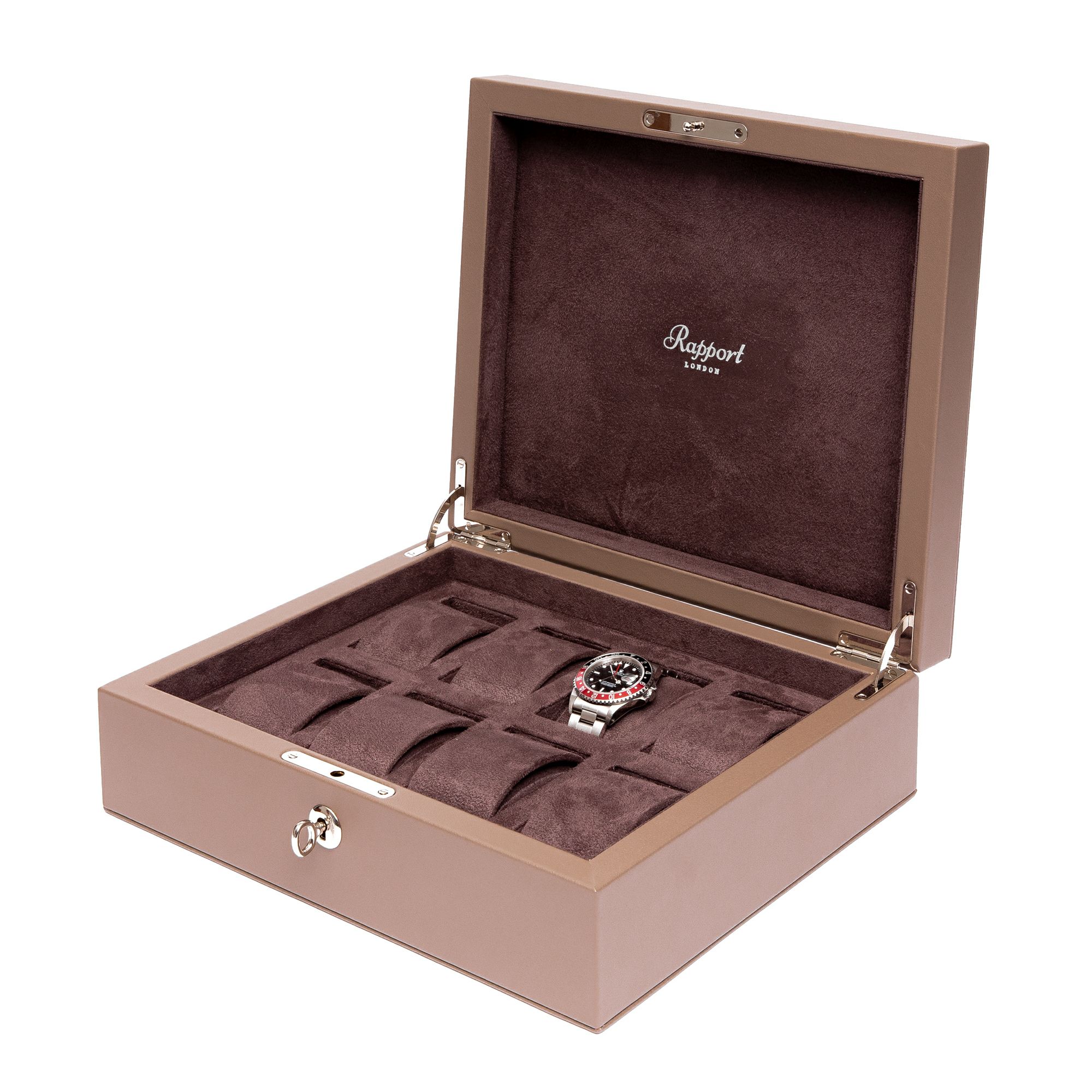 美品☆RAPPORT LONDON☆ラポート☆時計ケース☆収納ボックス☆ベージュ