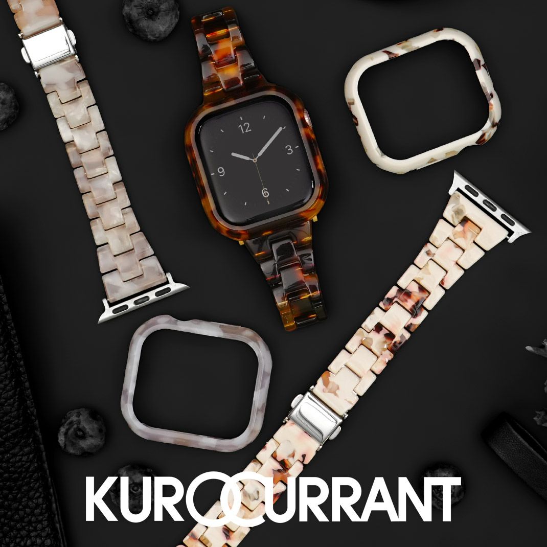 KUROCURRANT クロカラント ハードカバーレジン レジン 時計ベルト APHCRSF